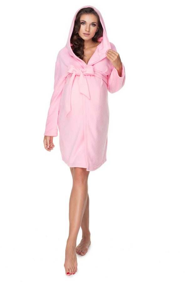pink Bathrobe model 138228 PeeKaBoo