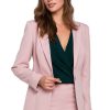Pink Jacket in Jackets, Vests For Women with Spandex and Polyester