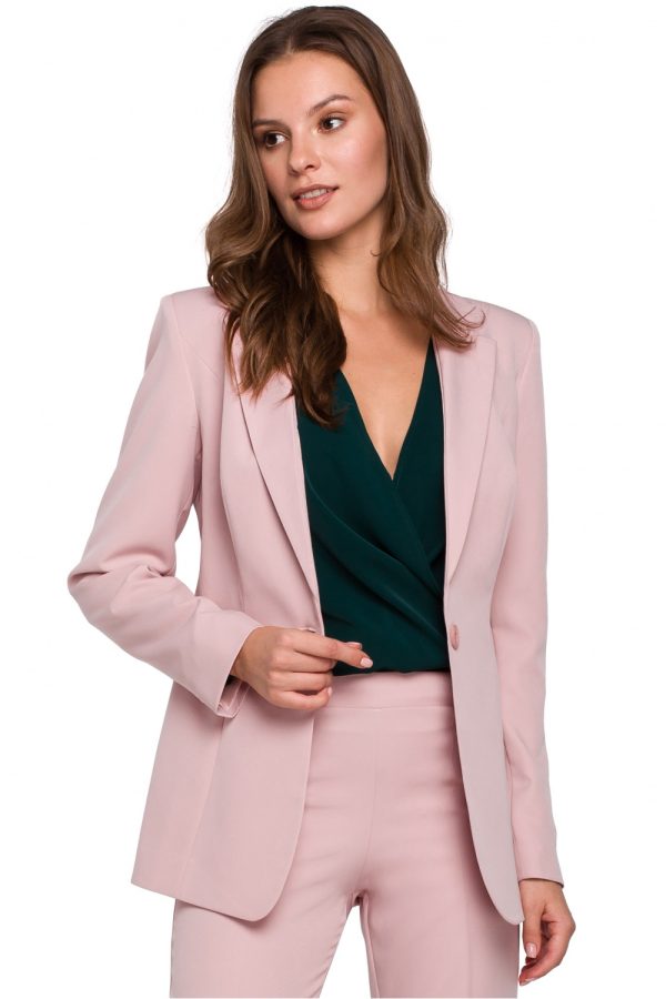 Pink Jacket in Jackets, Vests For Women with Spandex and Polyester