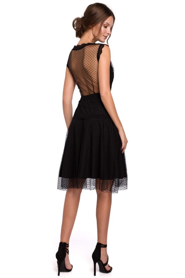 Black Cocktail Dress in Formal Dresses, Cocktail Dresses with Spandex and Polyester