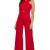862970 Red Suit in Playsuits For Women with Spandex and Polyester