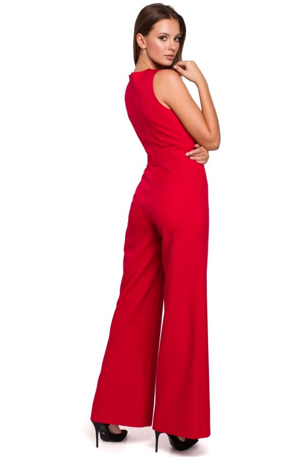 Red Suit in Playsuits For Women with Spandex and Polyester