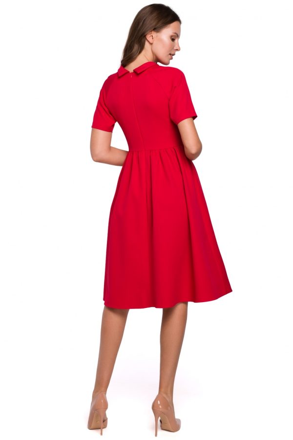 red Daydress model 138695 Makover