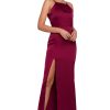 863068 Red Long Dress in Evening Dresses with Spandex and Polyester