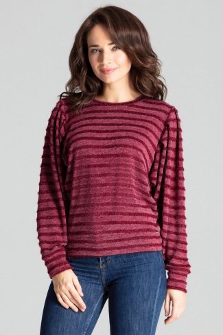 Red Blouse in Women`s Blouses, Tunics with Spandex, Polyester and Viscose