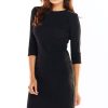 865375 Black Daydress in Day Dresses with Polyester, Spandex and Viscose