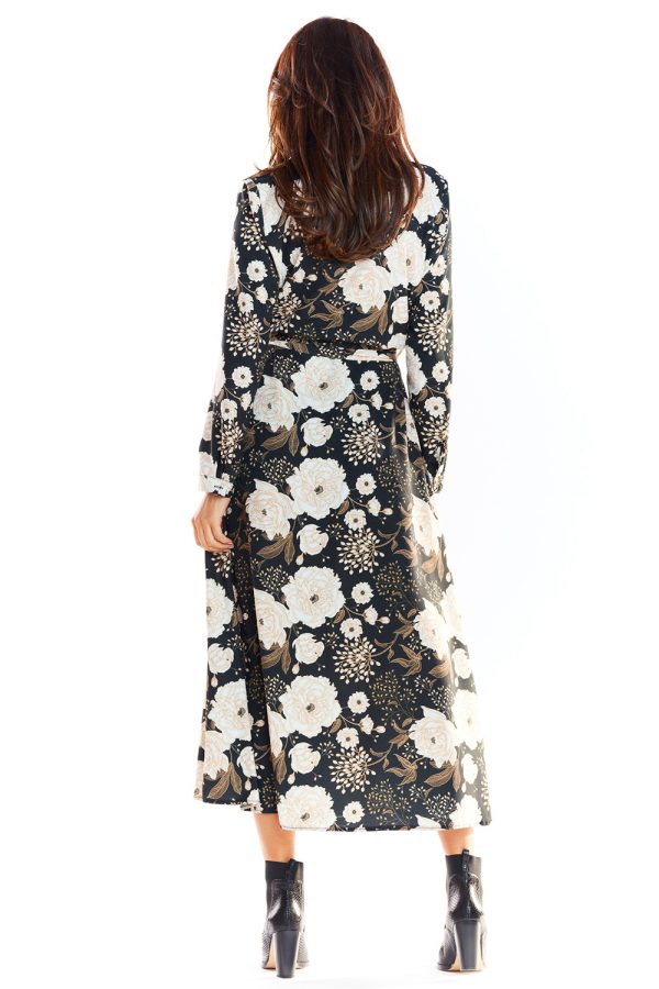 Brown Daydress in Day Dresses with Spandex and Polyester
