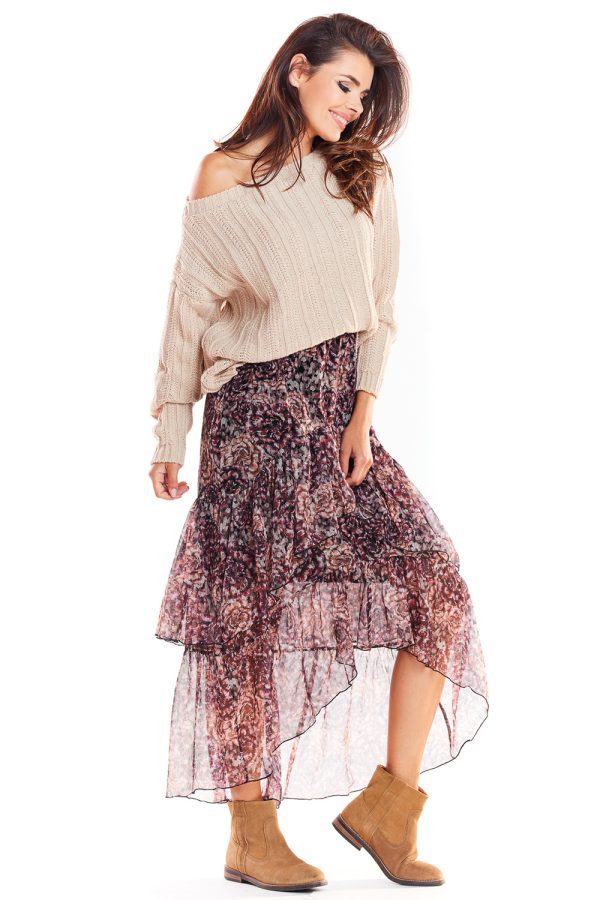 Multicolor Skirt in Skirts with