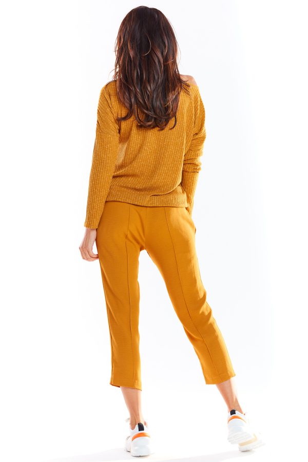 Brown Jumper in Sweaters, Pullovers, Jumpers, Turtlenecks, Boleros, Shrugs with Polyester, Spandex and Viscose