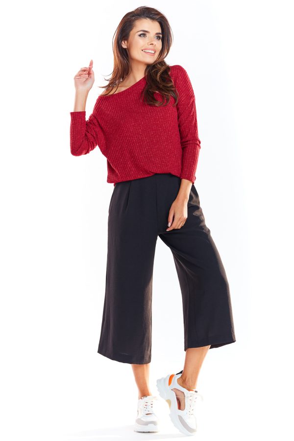 Red Jumper in Sweaters, Pullovers, Jumpers, Turtlenecks, Boleros, Shrugs with Polyester, Spandex and Viscose