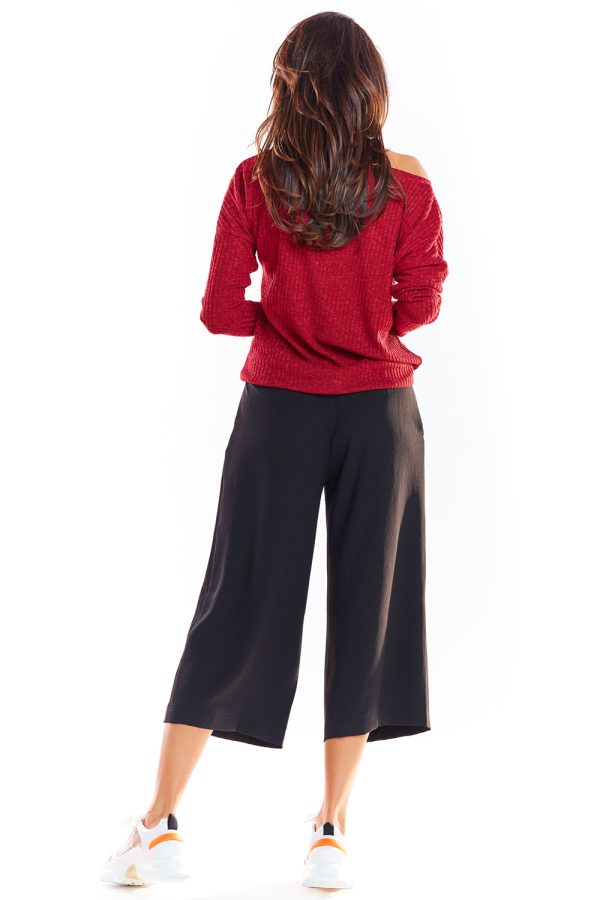 Red Jumper in Sweaters, Pullovers, Jumpers, Turtlenecks, Boleros, Shrugs with Polyester, Spandex and Viscose