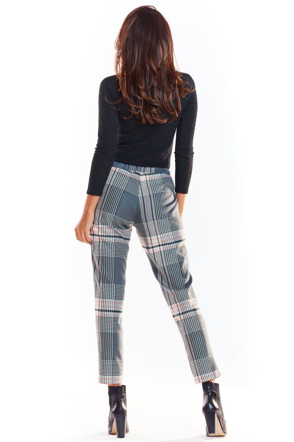 Multicolor Women Trousers in Pants, Trousers, Shorts with Spandex, Polyester and Viscose