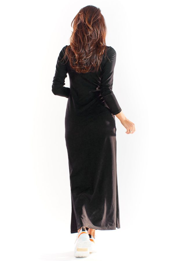 Black Daydress in Day Dresses with Cotton and Lycra