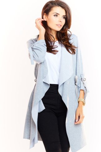 Grey Sweatshirt in Sweatshirts For Women with Cotton, Spandex and Polyester
