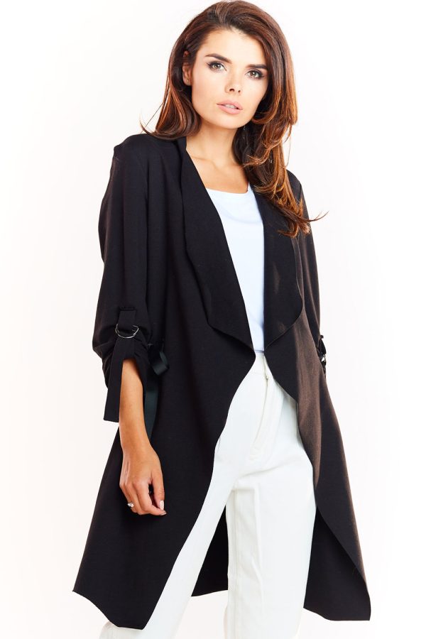Black Sweatshirt in Sweatshirts For Women with Cotton, Spandex and Polyester