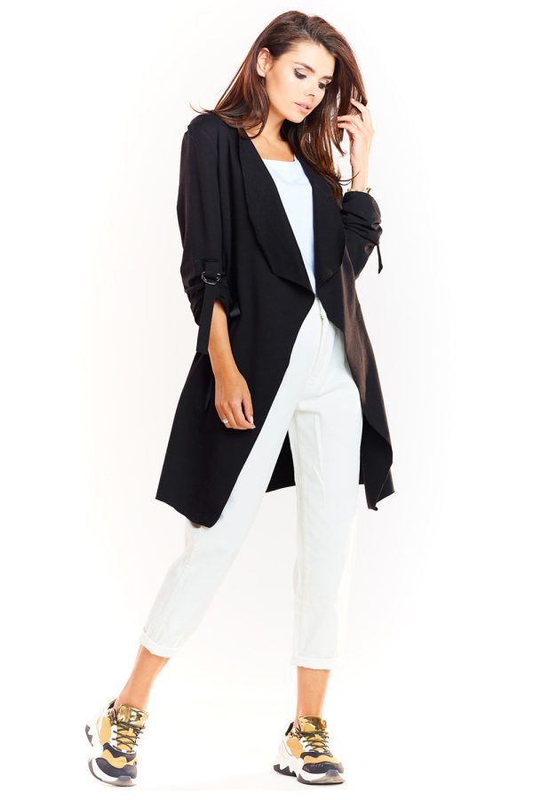 Black Sweatshirt in Sweatshirts For Women with Cotton, Spandex and Polyester
