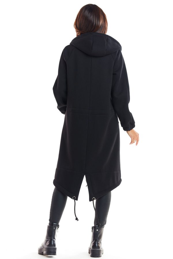 Black Sweatshirt in Sweatshirts For Women with Cotton and Lycra