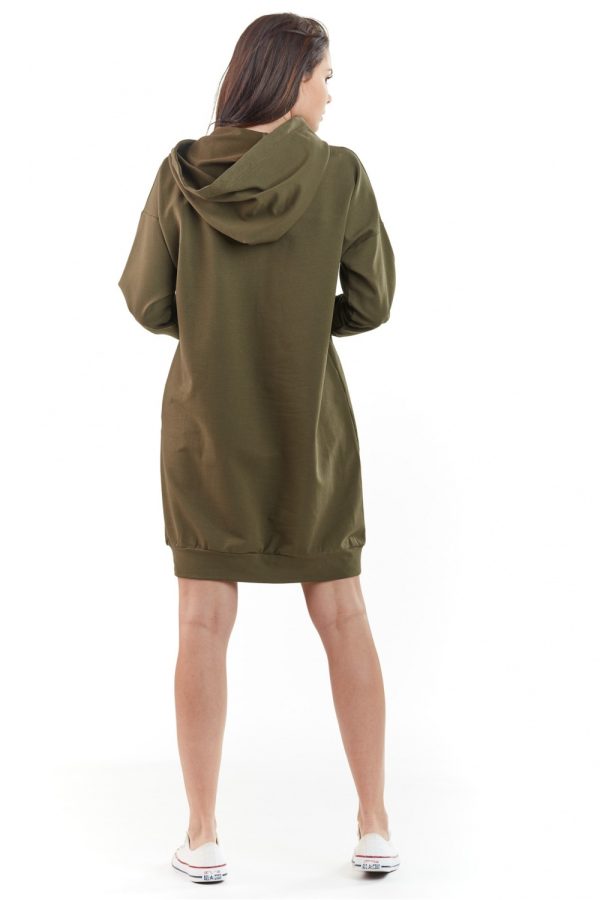 Green Sweatshirt in Sweatshirts For Women with Cotton, Spandex and Polyester