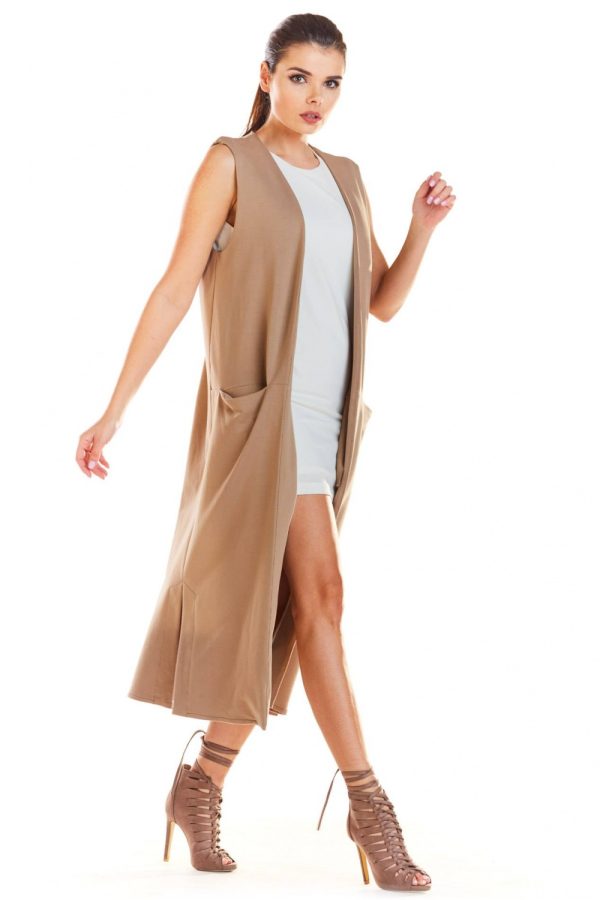 beige Gilet model 140025 Infinite You