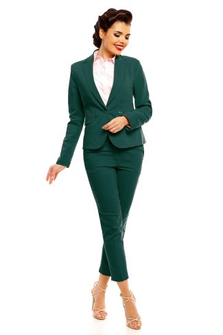 Green Jacket in Jackets, Vests For Women with Cotton, Spandex and Nylon