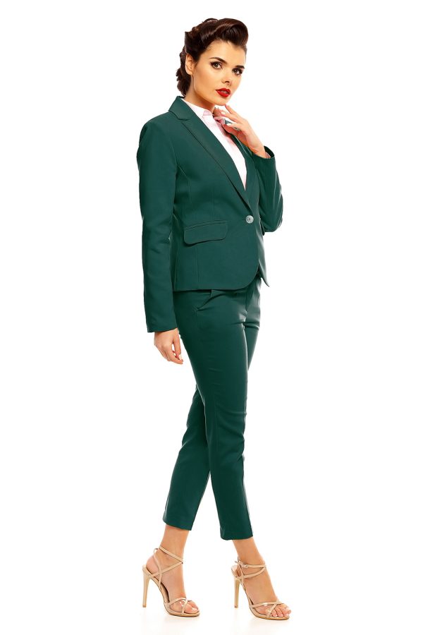 Green Jacket in Jackets, Vests For Women with Cotton, Spandex and Nylon