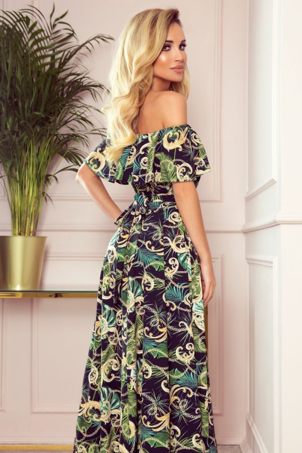 Green Daydress in Day Dresses with Polyester and Viscose