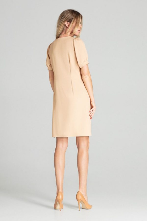 beige Daydress model 141730 Figl