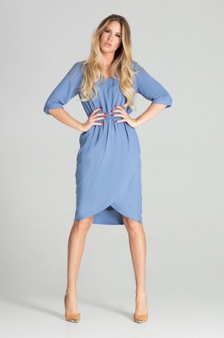 871234 blue Daydress model 141737 Figl