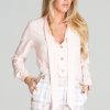 Pink Shirt in Shirts For Women with Spandex and Polyester