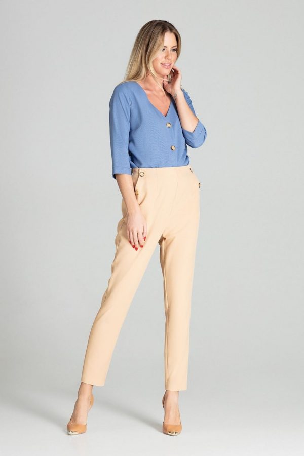Blue Shirt in Shirts For Women with Polyester