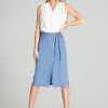 Blue Skirt in Skirts with Polyester