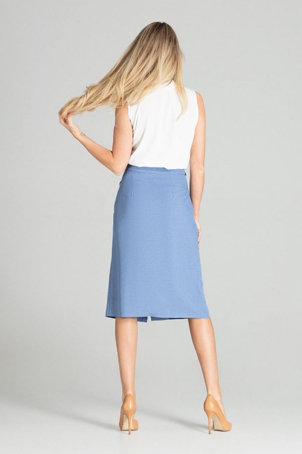 Blue Skirt in Skirts with Polyester