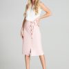 Pink Skirt in Skirts with Polyester