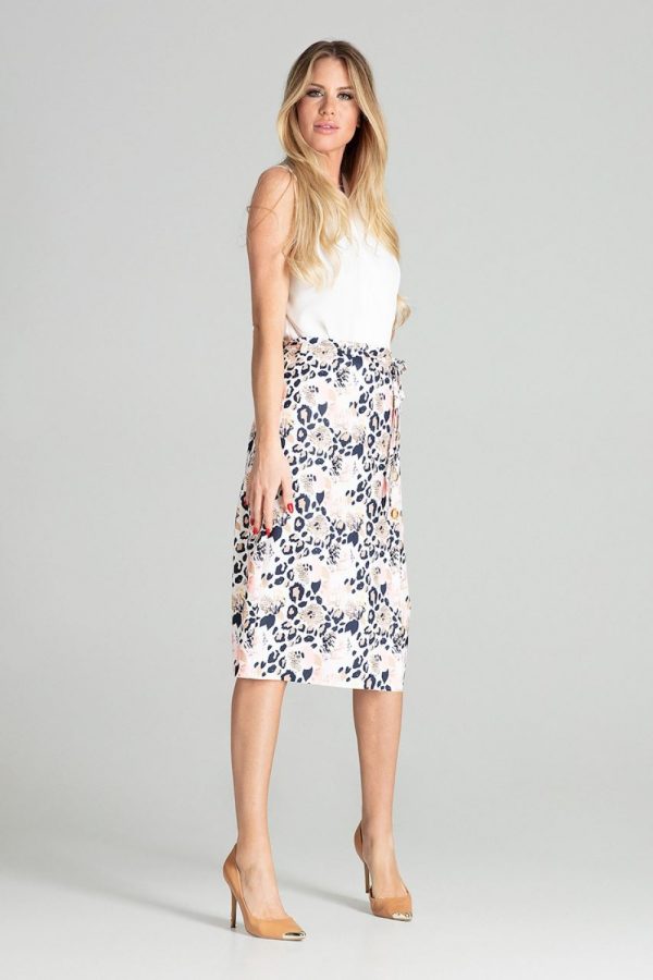 Multicolor Skirt in Skirts with Polyester