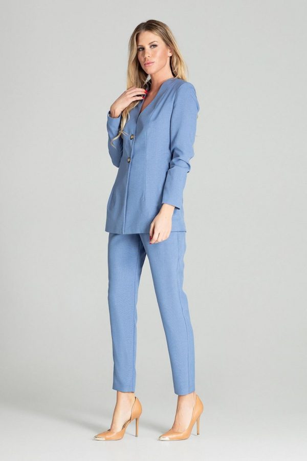 Blue Jacket in Jackets, Vests For Women with Polyester