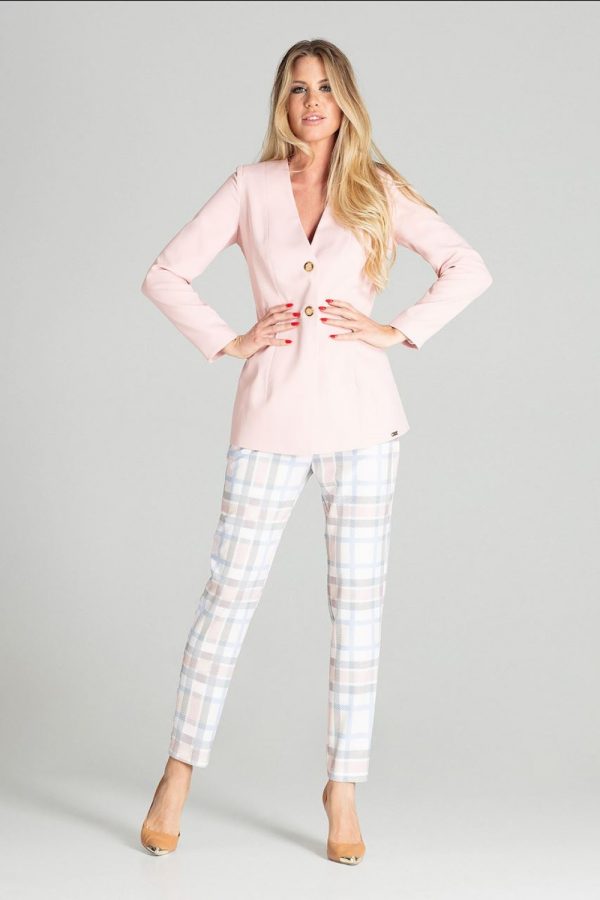 Pink Jacket in Jackets, Vests For Women with Polyester