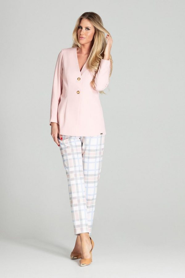Pink Jacket in Jackets, Vests For Women with Polyester