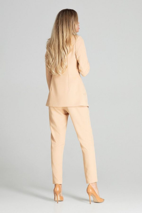 Beige Jacket in Jackets, Vests For Women with Polyester