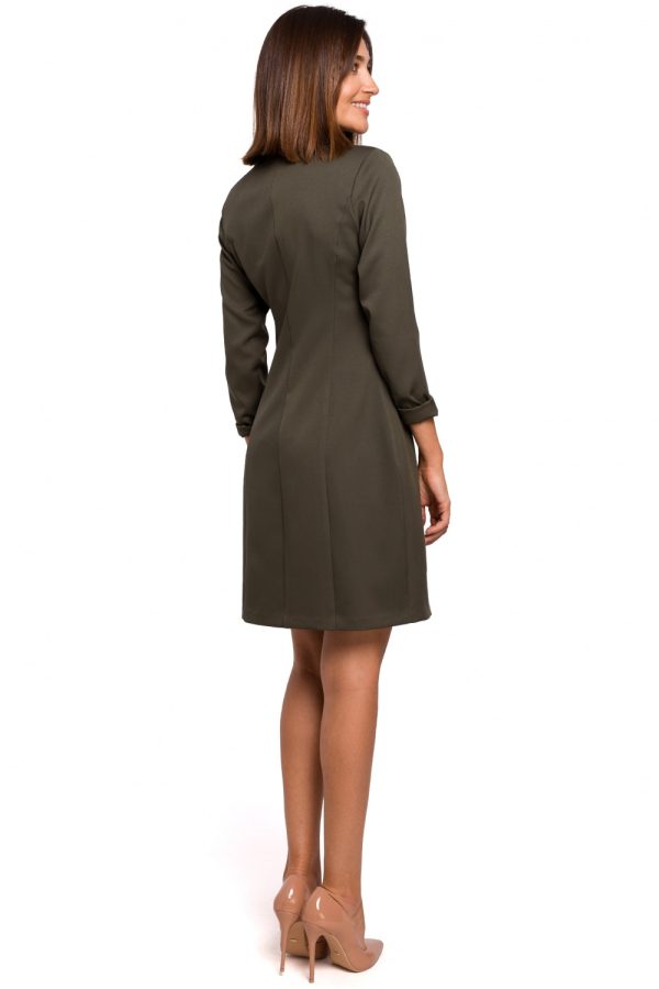 Green Daydress in Day Dresses with Spandex and Polyester