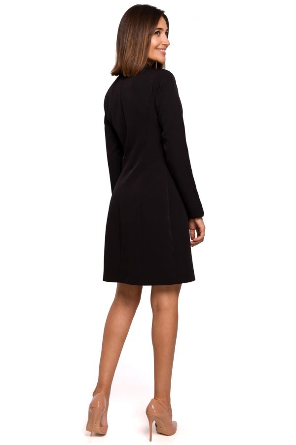 Black Daydress in Day Dresses with Spandex and Polyester