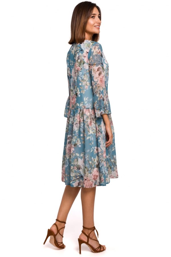 Blue Daydress in Day Dresses with Polyester