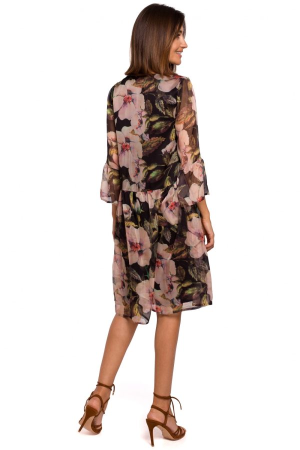 Black Daydress in Day Dresses with Polyester