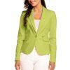 Green Jacket in Jackets, Vests For Women with Cotton, Spandex and Nylon