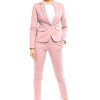 Pink Women Trousers in Formal Trousers For Ladies with Cotton, Spandex and Nylon