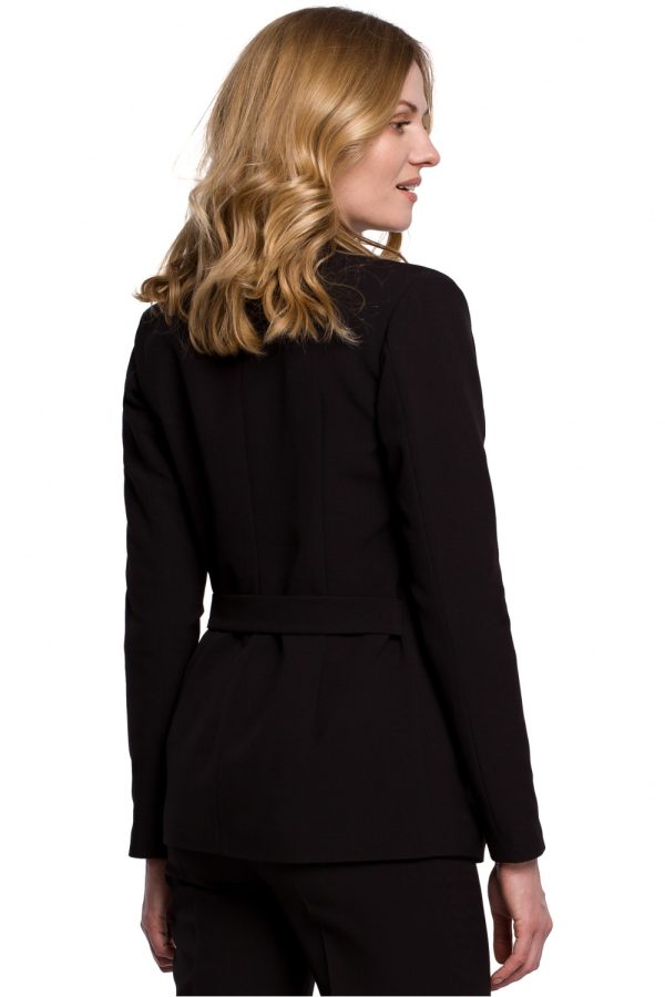 Black Jacket in Jackets, Vests For Women with Spandex and Polyester