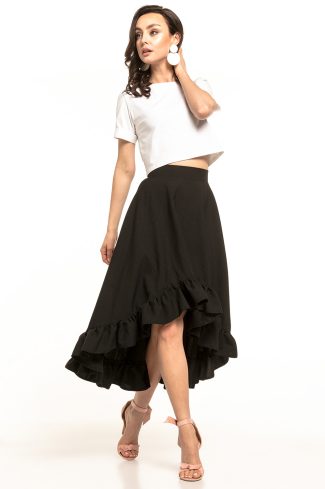Black Skirt 8 in Spandex and Polyester