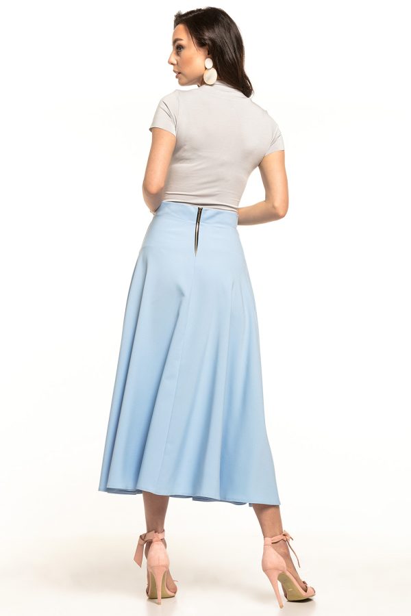 Blue Skirt 9 in Spandex and Polyester