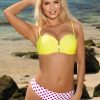 876899 Yellow Swimsuit Two Piece in Two-Piece Swimsuits, Tops, Swimsuit Bottoms with Spandex and Polyamide