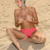876930 Pink Swimming Panties in Two-Piece Swimsuits, Tops, Swimsuit Bottoms with Spandex and Polyamide