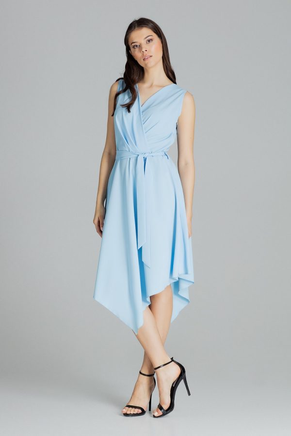 Blue Cocktail Dress in Formal Dresses, Cocktail Dresses with Spandex and Polyester